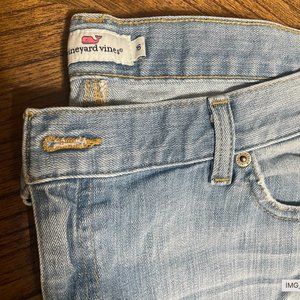 Vineyard Vines Women's Straight Light Wash Denim Jeans Size 16